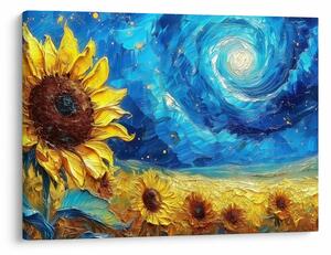 Kép - Festés napraforgó (70x50 cm)