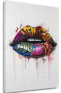 Kép GRAFFITI LIPS | Olasz vászon