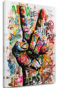 Kép PEACE HAND | Olasz vászon