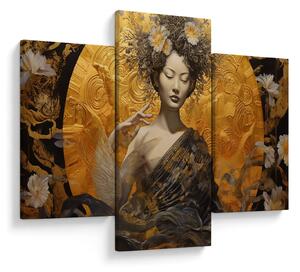 Kép - Japán hölgy (90x60 cm)