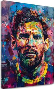 Kép MESSI VIBES vászonra | Festett struktúra