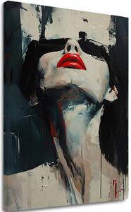 A kép a vásznon Red Lips - Dramatic Design