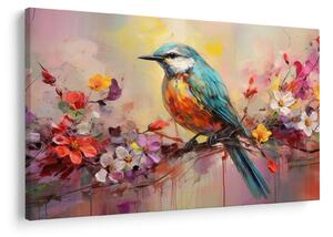 Kép - Egy madár festménye (90x60 cm)
