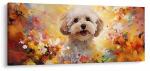 Kép - Boldog kutya (120x50 cm)