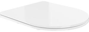 Mexen lassan záródó Slim WC-ülőke, duroplast, fehér fényes - 39030100