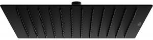 Mexen Slim rozsdamentes acél zuhanyfej 30 x 30 cm, fekete, 79130-70