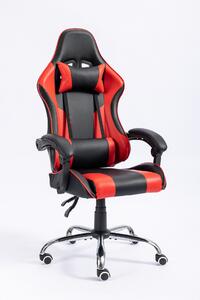 Top-game szék fekete piros
