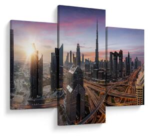 Kép - Dubai panorámája (90x60 cm)