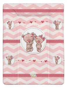 Babastar puha pelenkázó lap 50*70 cm - Macipár rózsaszín