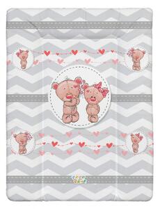 Babastar puha pelenkázó lap 50*70 cm - Macipár szürke