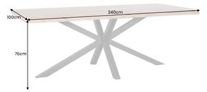 Design étkezőasztal Fabrico 240 cm tölgy