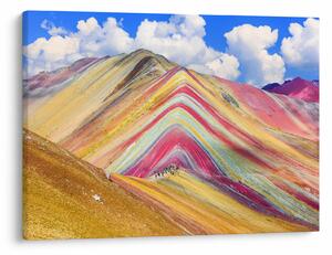 Kép - Rainbow Mountain, Peru (70x50 cm)