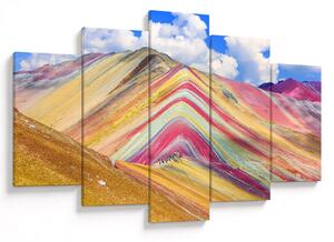 Kép - Rainbow Mountain, Peru (150x105 cm)