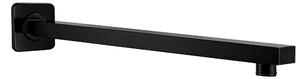 Rea Rea, szögletes zuhanykar, JS-9022B, 40 cm, matt fekete, REA-P6404