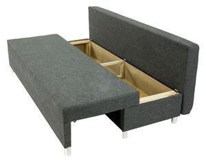 ELZA kinyitható kanapé tárolóval - szürke / bézs