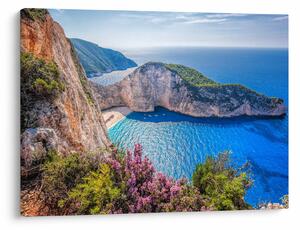 Kép - Navagio strand, Görögország (70x50 cm)