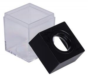 Gemkapocstartó, mágneses, négyszögletű, OFFICE PRODUCTS, átlátszó-fekete (D8461190)