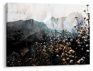 Kép - Vadvirágok illusztrációja (70x50 cm)