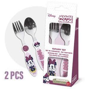 Disney Minnie fém evőeszköz készlet - 2 darabos