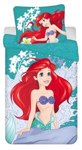 Disney Hercegnők, Ariel ágyneműhuzat 140×200cm, 70×90 cm