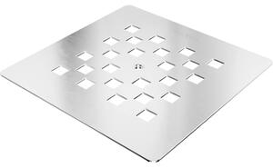 Mexen Stone+ zuhanytálca burkolata, inox - 44910001