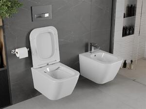 Mexen Madox, Perem nélküli fali WC csésze 515x365x350 mm, lassan eső SLIM ülőke duroplasztból, fehér, 30154000