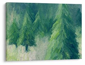 Kép - Festett tűlevelűek (70x50 cm)