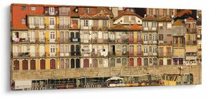 Kép - Vízparti negyed, Portugália (120x50 cm)