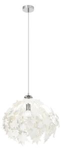 Függőlámpa Lindby, Maple, dimmable, Fehér, Nappali, Műanyag, Fiatalos életstílus