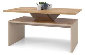 Mazzoni SISI Artisan Tölgy / Bézs (Pezsgő) - MODERN DOHÁNYZÓASZTAL