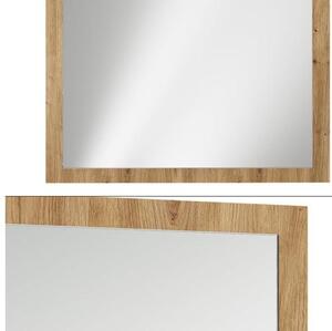 Vicco Selena – Tölgy dekor falitükör, 70 × 55 cm
