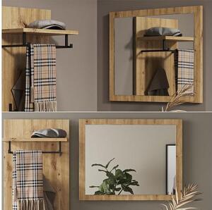 Vicco Selena – Tölgy dekor falitükör, 70 × 55 cm