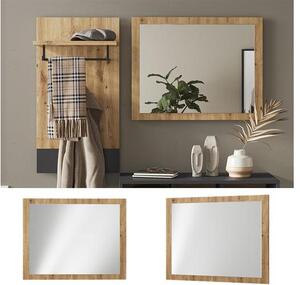 Vicco Selena – Tölgy dekor falitükör, 70 × 55 cm