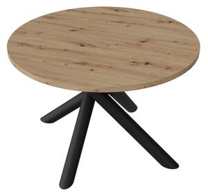 Kerek étkezőasztal 110 cm Ossla (artisan tölgy)