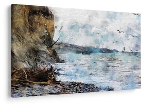 Kép - Zátony, akvarell (90x60 cm)