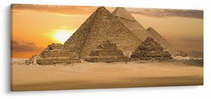 Kép - Piramisok (120x50 cm)