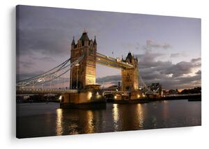 Kép - Tower Bridge éjszaka (90x60 cm)