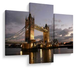 Kép - Tower Bridge éjszaka (90x60 cm)