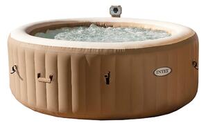 INTEX PureSPA Sahara Tan jacuzzi, 4 személyes, kerek, D196 x 71 cm, bézs / fehér (28426)
