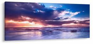 Kép - Naplemente a tengerparton (120x50 cm)