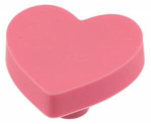Bútorfogó szivecske rózsaszín UM-HEART-RZ