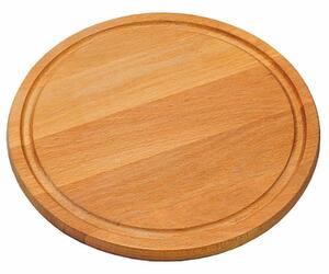 Kesper 85442 Bükk tálalódeszka, átmérő 25 cm
