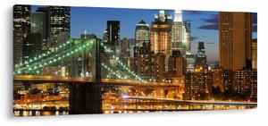 Kép - Híd New Yorkkal (120x50 cm)