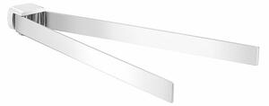 GEDY PI2313 Pirenei dupla forgó törölközőtartó ,35 cm, ezüst