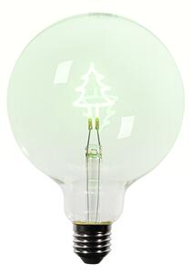 Karácsonyi E27 LED izzó karácsonyfa filament G125 átlátszó 1.8W 100 lm