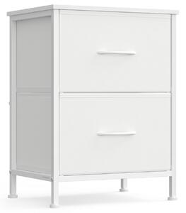 Noptiera Songmics, Bellah, Alb perlat, 39.6x30x53.2 cm