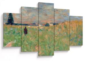 Kép - Georges Seurat, A Summer Landscape, reprodukciók (150x105 cm)