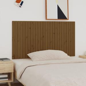 VidaXL mézbarna tömör fenyőfa fali fejtámla 166x3x90 cm