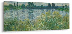 Kép - Claude Monet, Banks of the Seine, reprodukciók (120x50 cm)