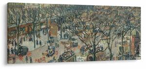Kép - Camille Pissarro, Boulevard des Italiens, Morning, Sunlight, reprodukciók (120x50 cm)
